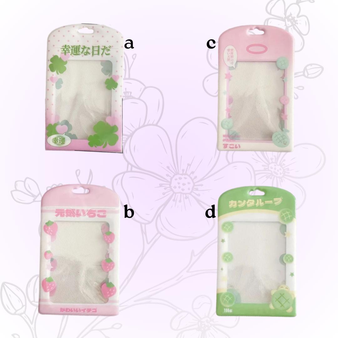 Cute Japanese photocard & ID card holders