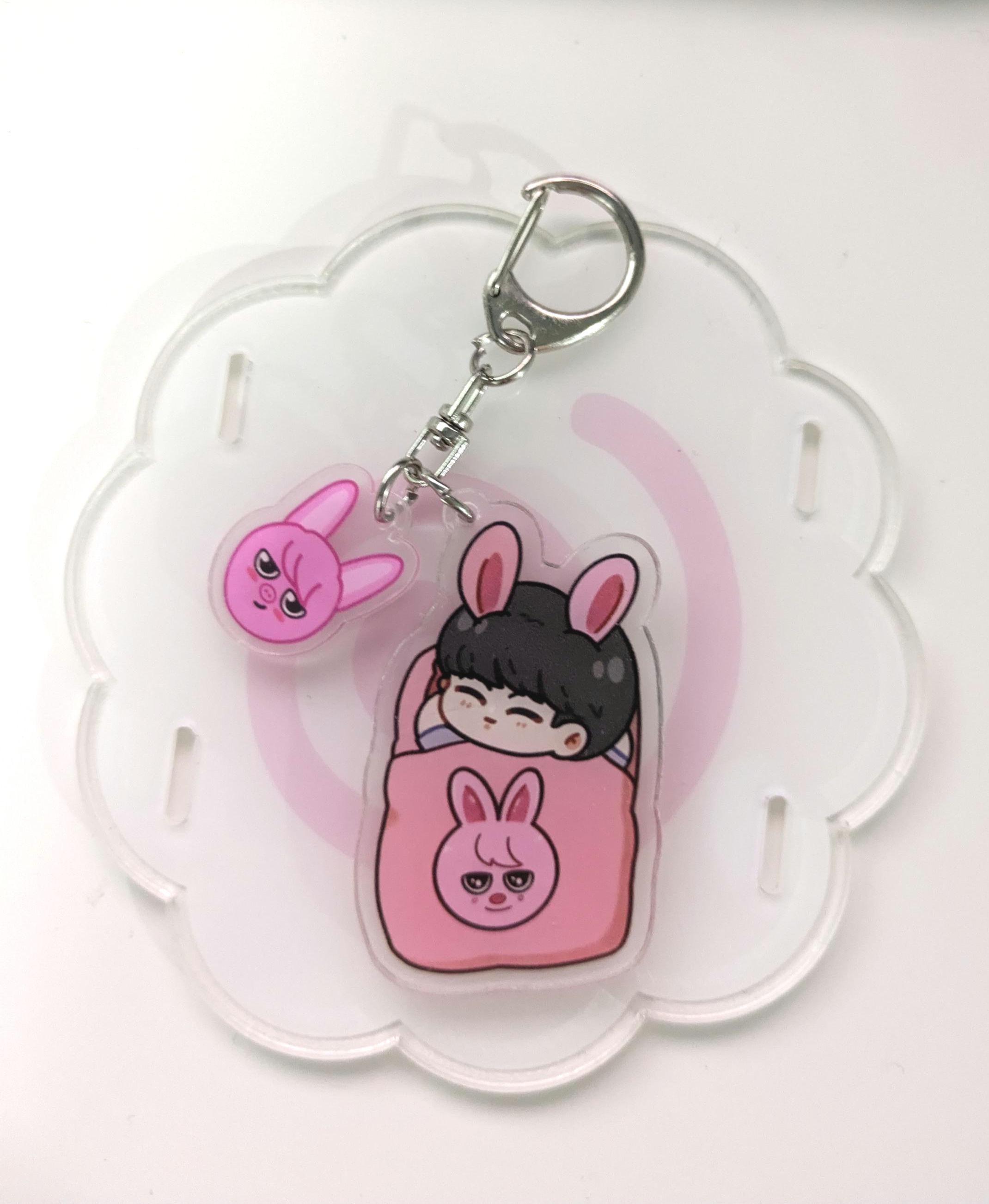 Straykids Sleeping Skzoo Keyrings