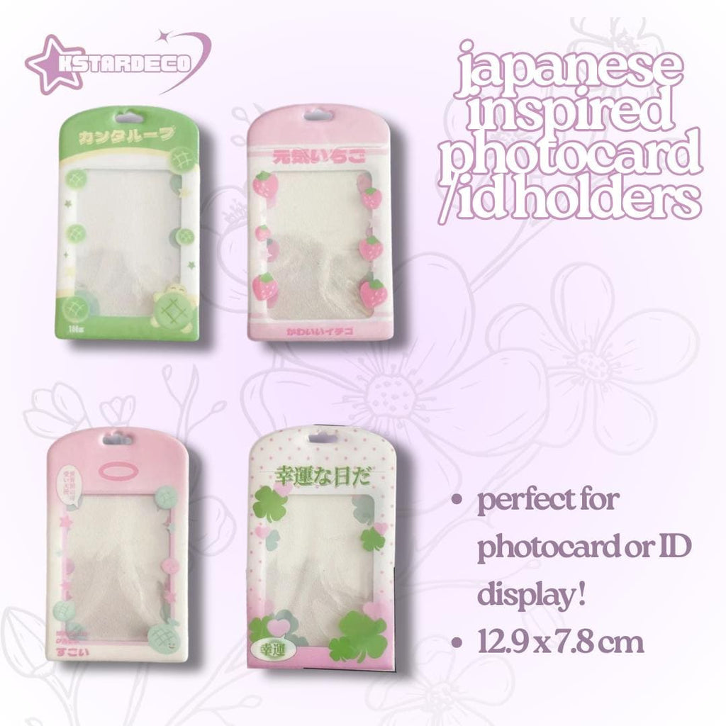Cute Japanese photocard & ID card holders