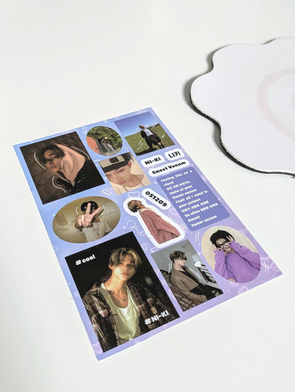 Enhypen Sticker Sheets: Kpop Decor, Gift for Engene