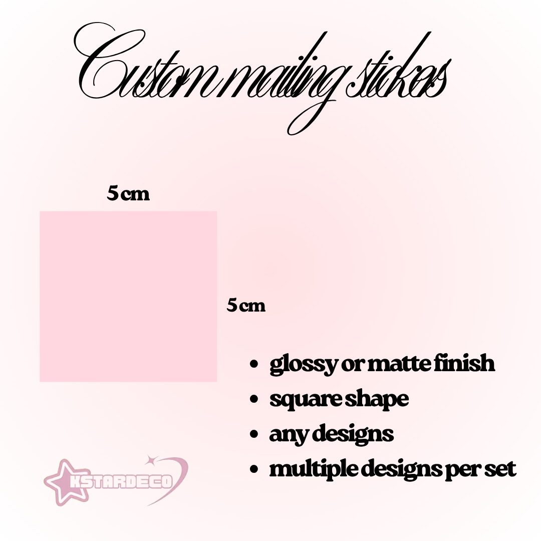 Custom Mailing Stickers (5x5 cm)