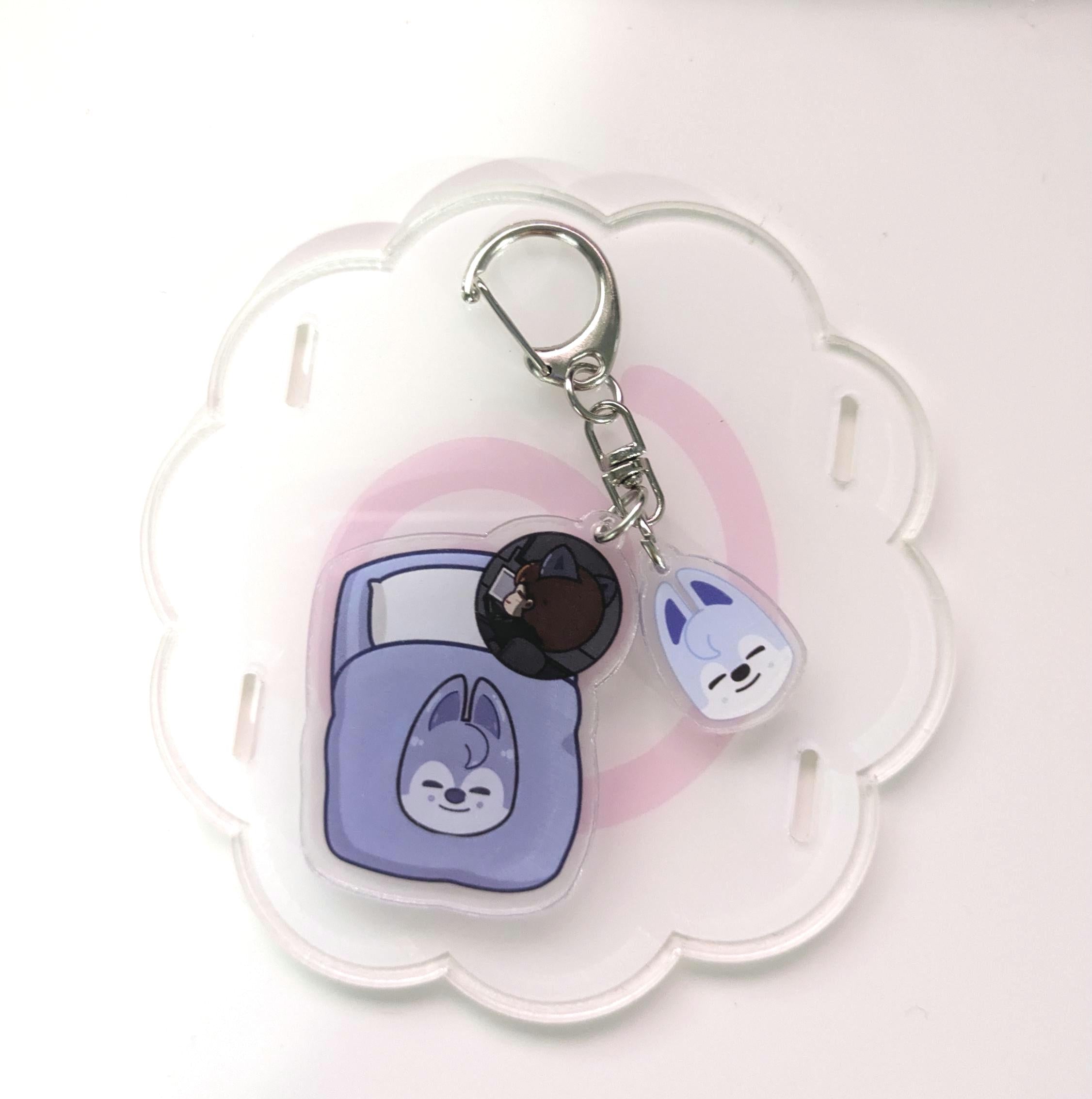 Straykids Sleeping Skzoo Keyrings