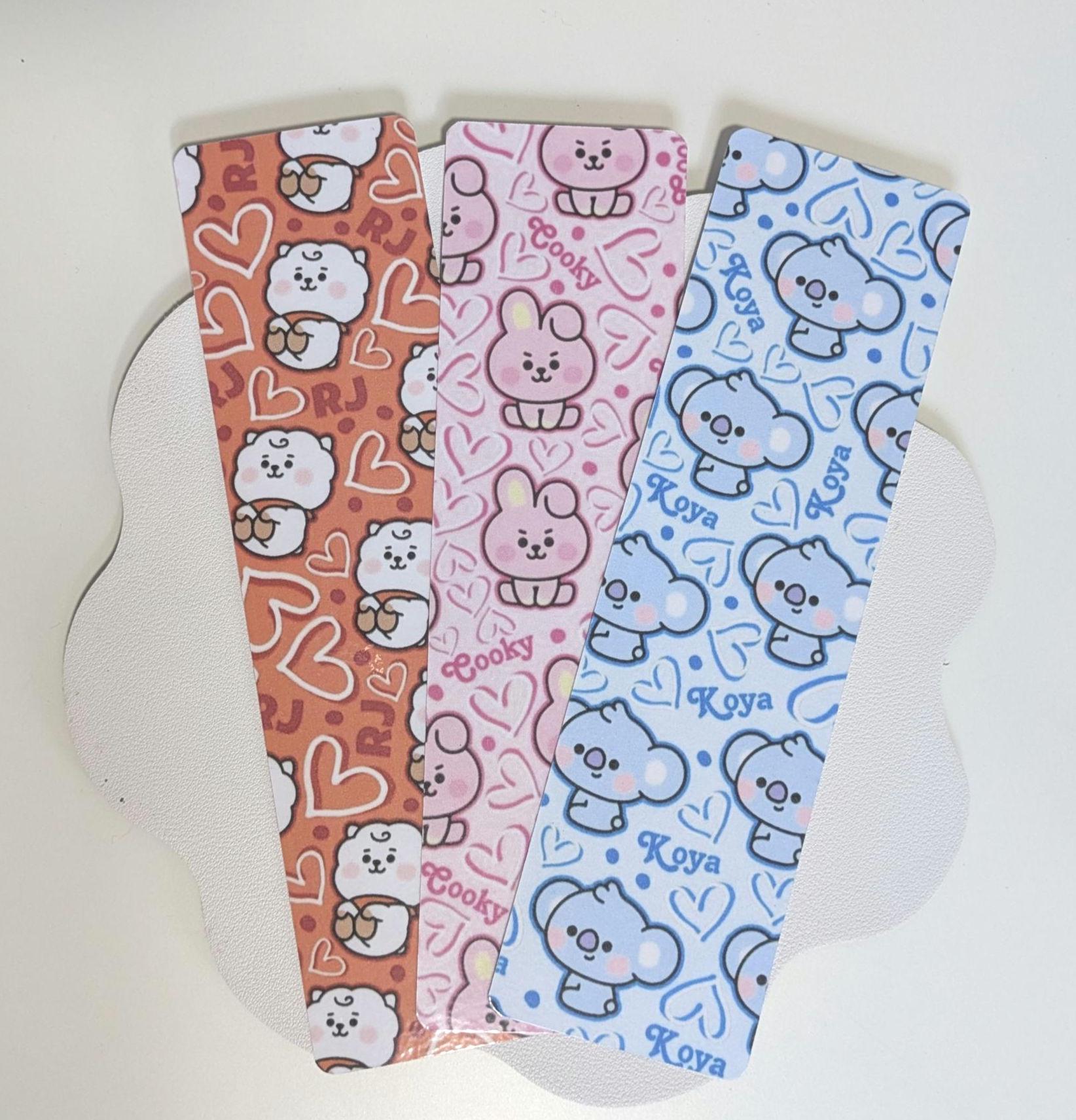 Handmade BT21 Bookmarks: BTS Fan Gift
