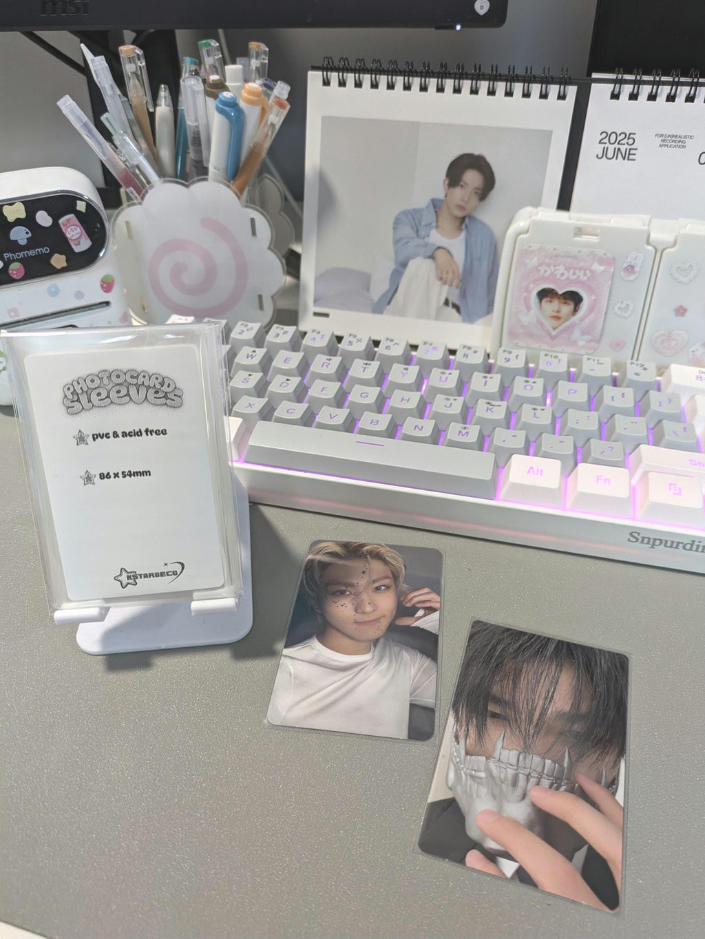 Kpop PhotoCard Sleeves, PVC & Acid-Free