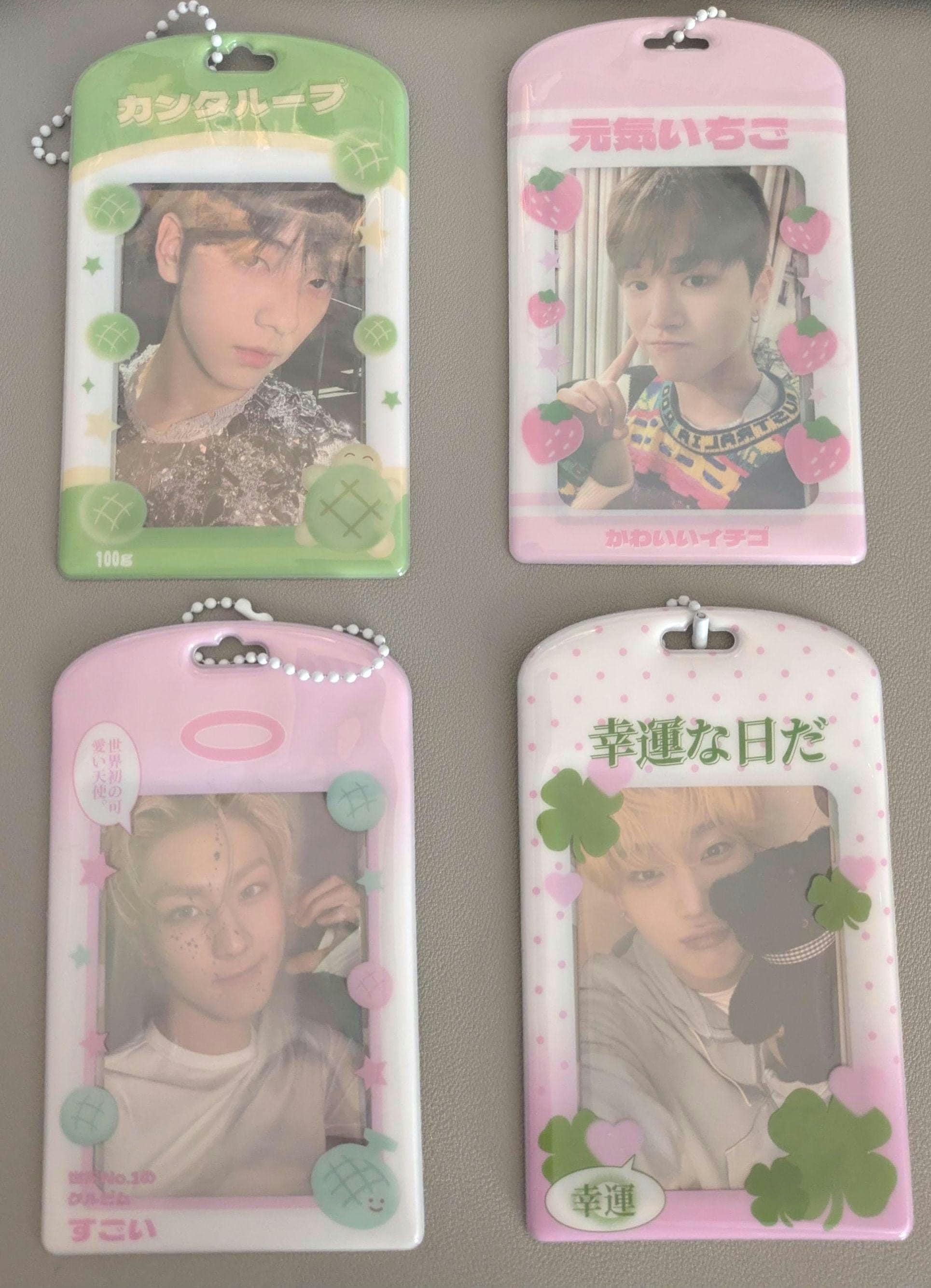 Cute Japanese photocard & ID card holders