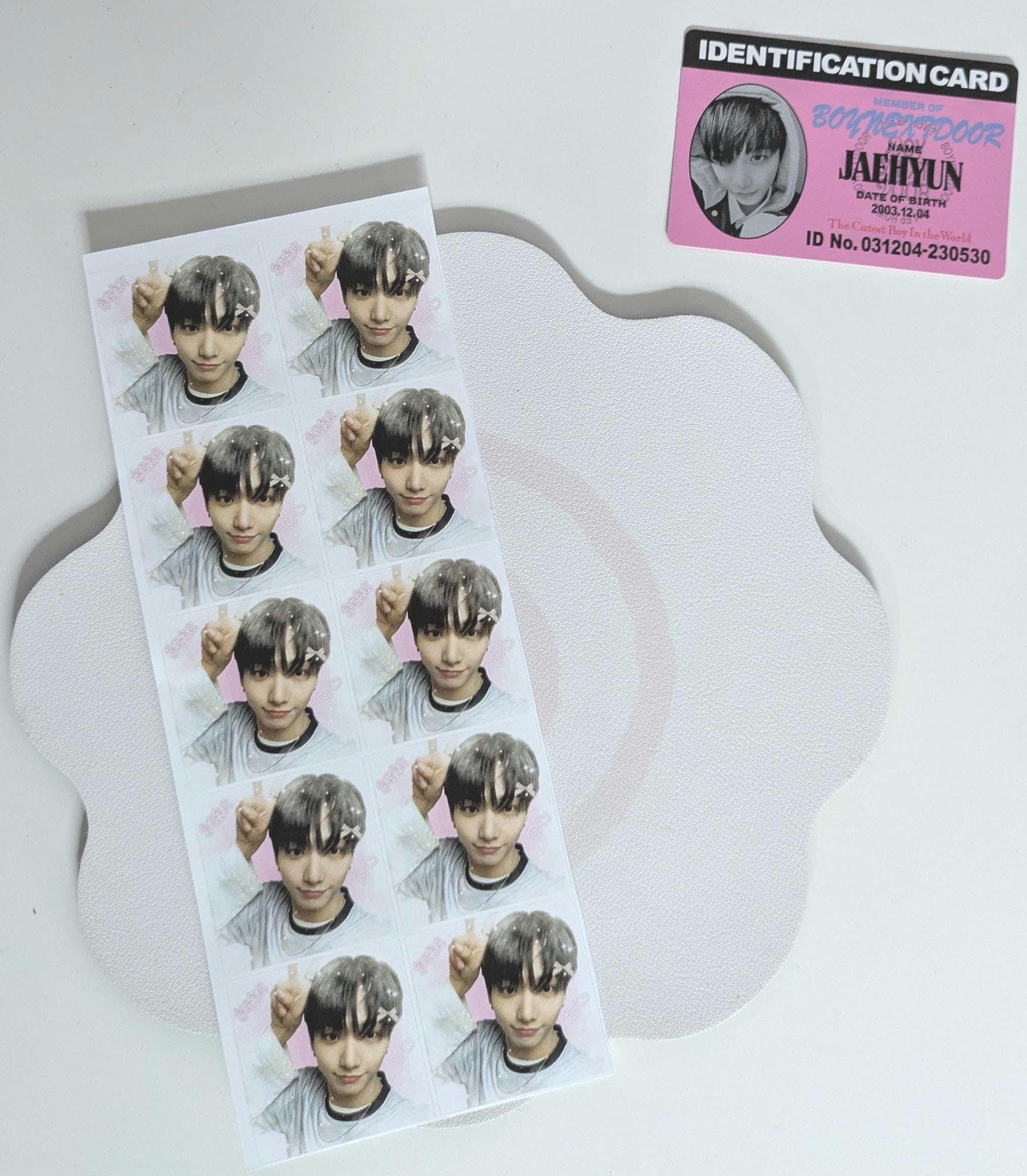 Boynextdoor Mailing Stickers: (4cm x 4cm, 10/Sheet)